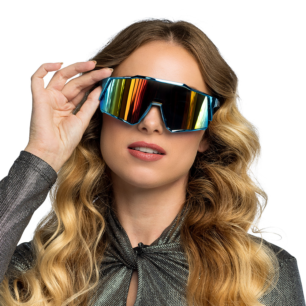 Partybril Rave reflect 3 kleuren ass.