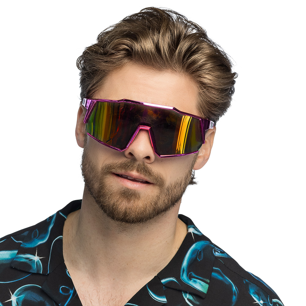 Partybril Rave reflect 3 kleuren ass.