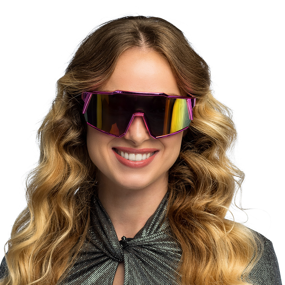 Partybril Rave reflect 3 kleuren ass.