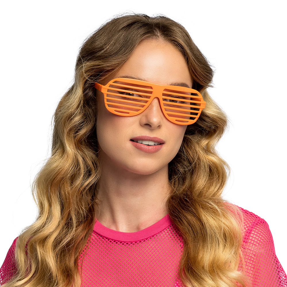 Partybril Vegas vibes neon 4 kleuren ass. UV