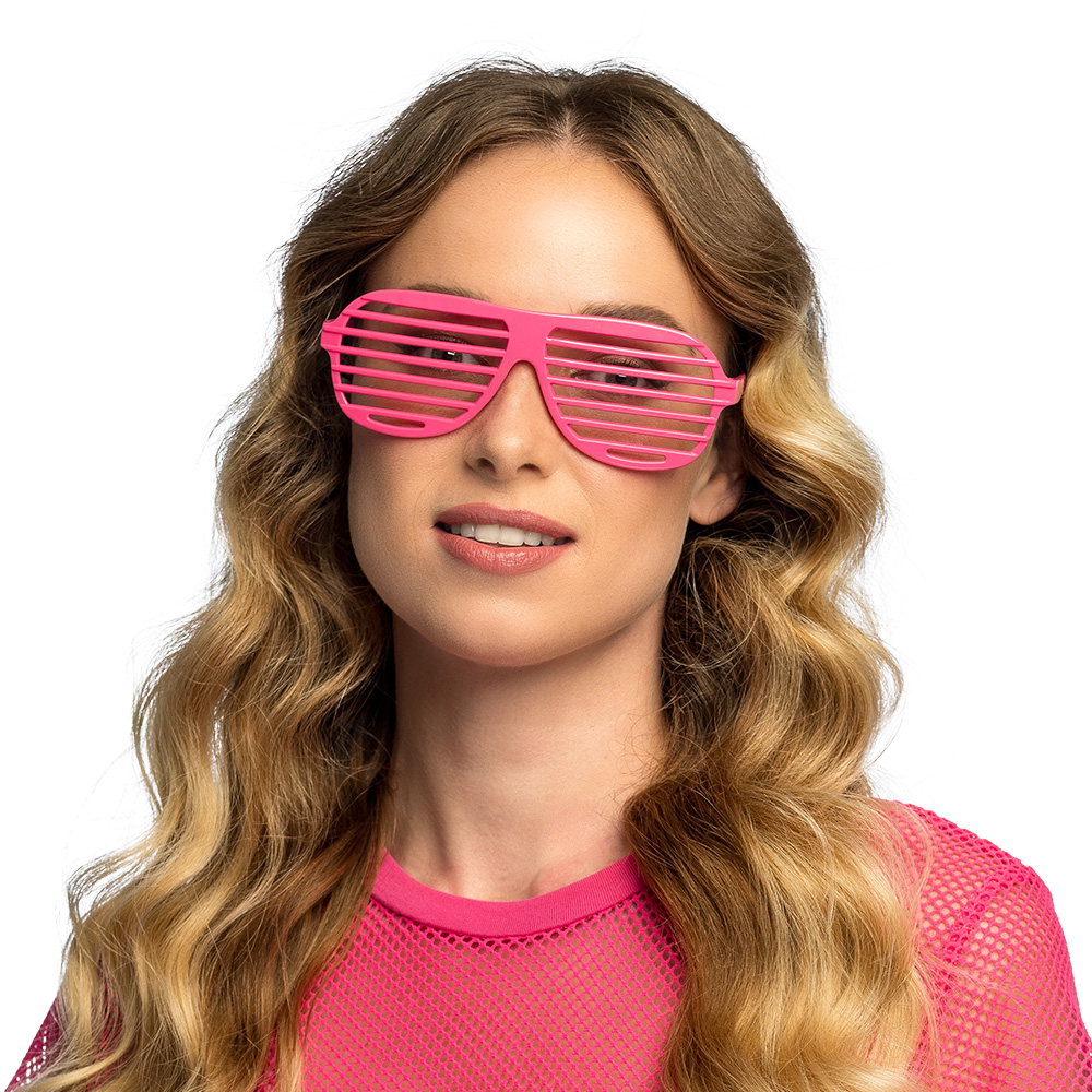 Partybril Vegas vibes neon 4 kleuren ass. UV