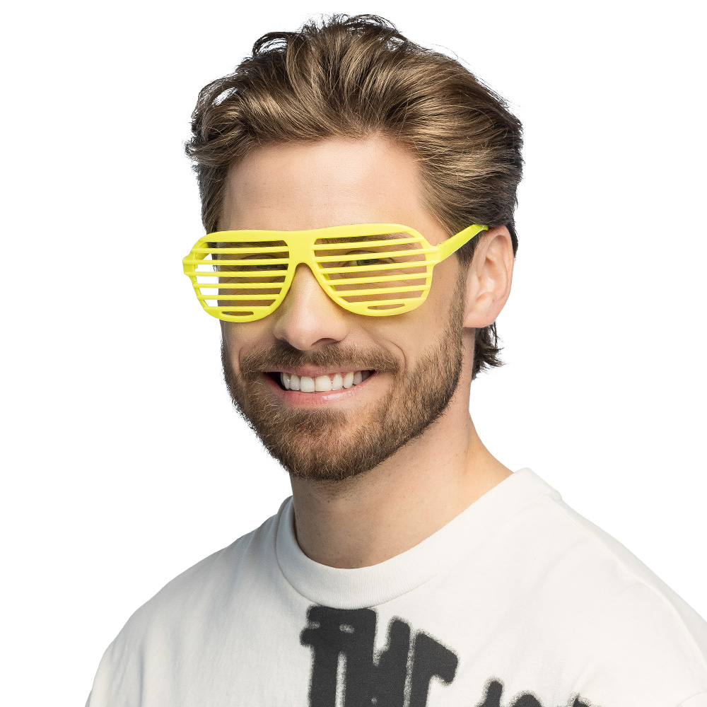 Partybril Vegas vibes neon 4 kleuren ass. UV