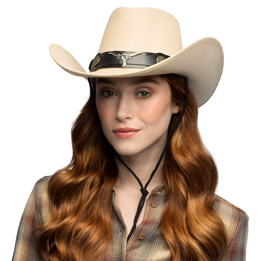 Cowboyhoed Wyatt beige