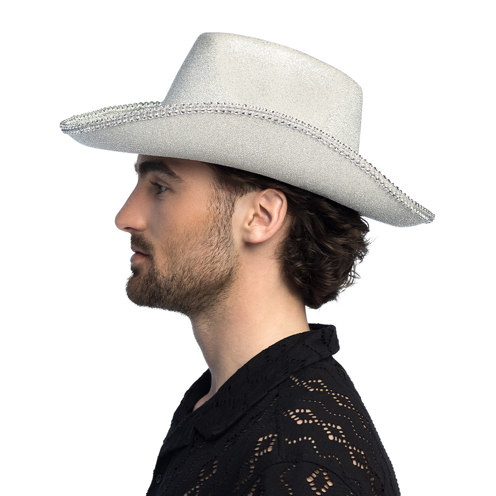 Cowboyhoed Charly zilver