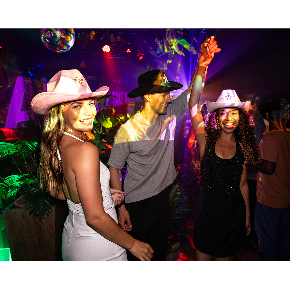 Cowboyhoed Taylor lichtroze