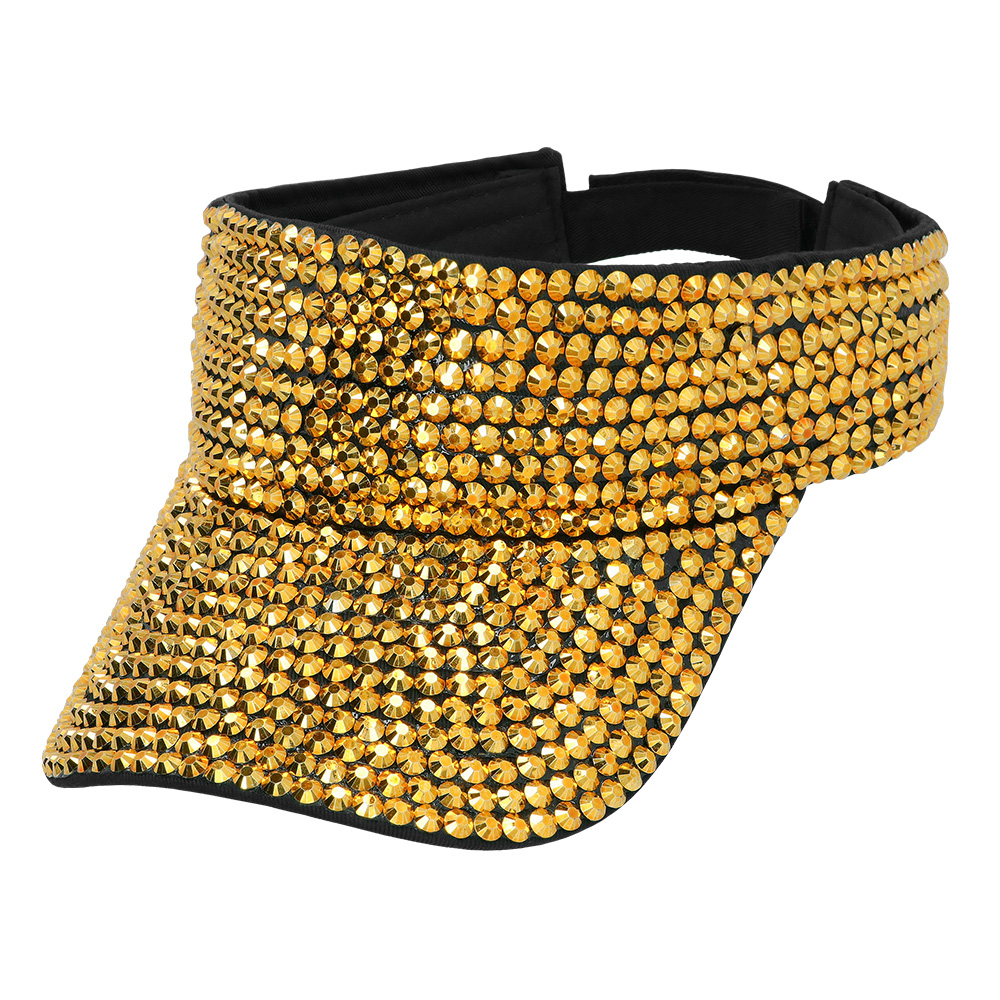 Zonneklep Glam goud (verstelbaar)