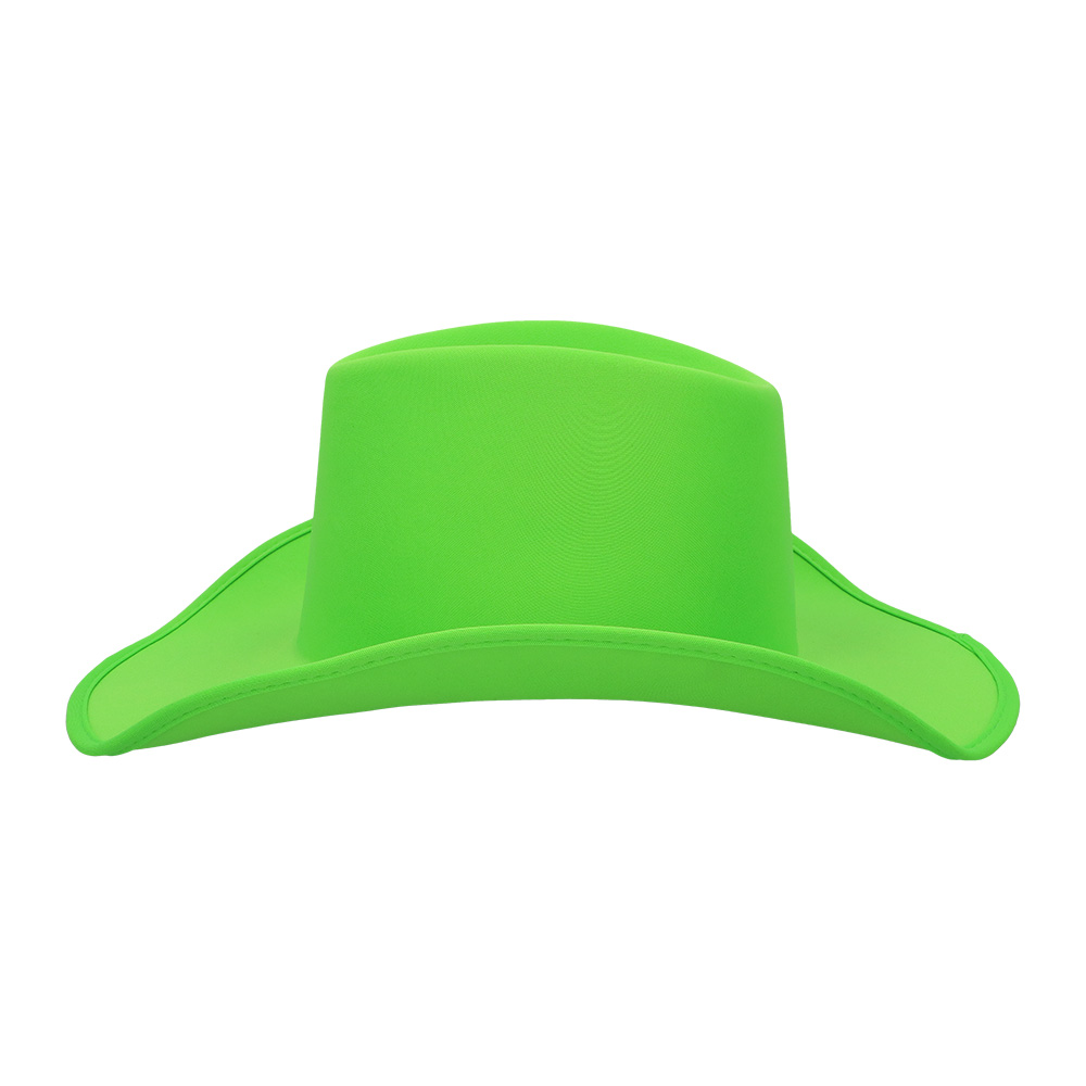 Cowboyhoed Blaze neongroen UV
