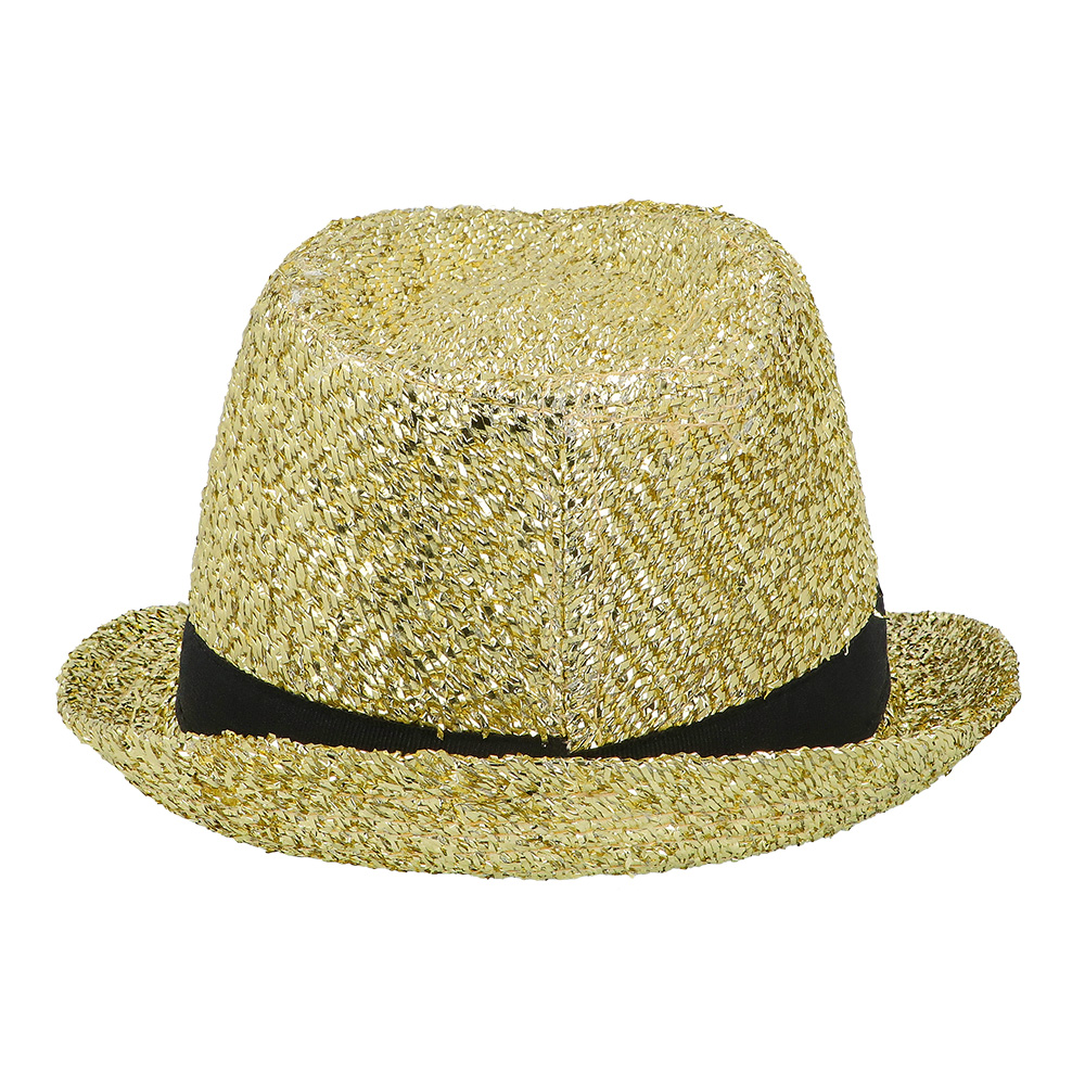 Hoed Sparkling 'Happy new year' goud