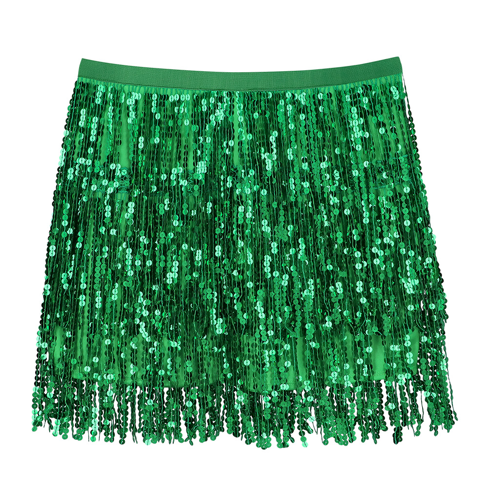 Minirokje Sparkle groen (M/L)