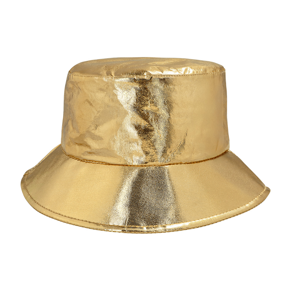 Bucket hat Glimmer goud