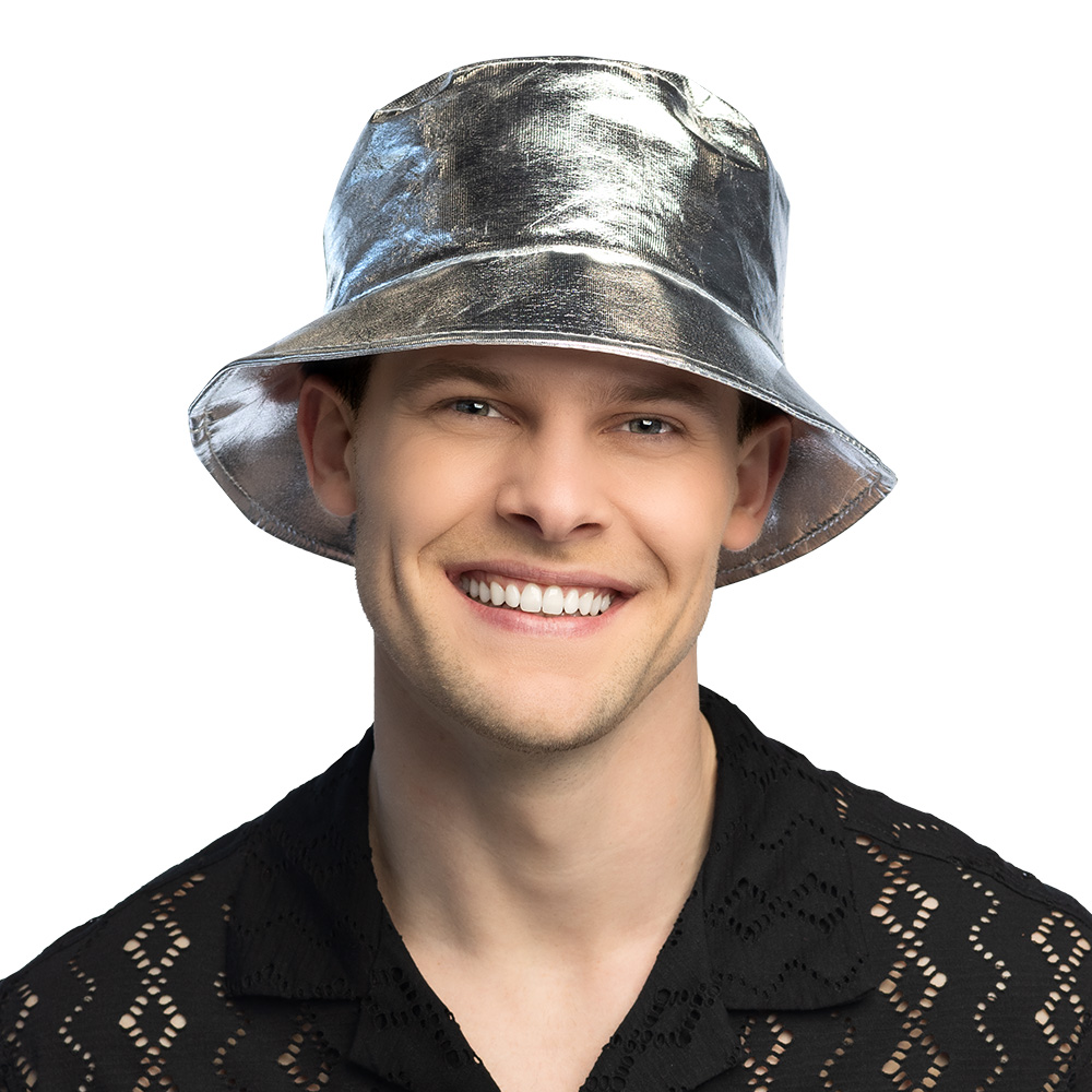 Bucket hat Glimmer zilver