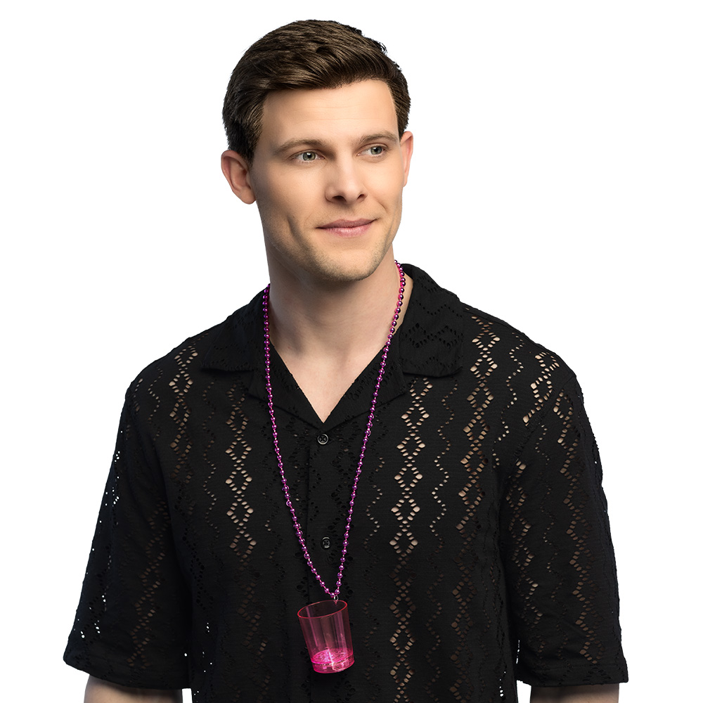 LED ketting Shotglaasje 4 kleuren ass.