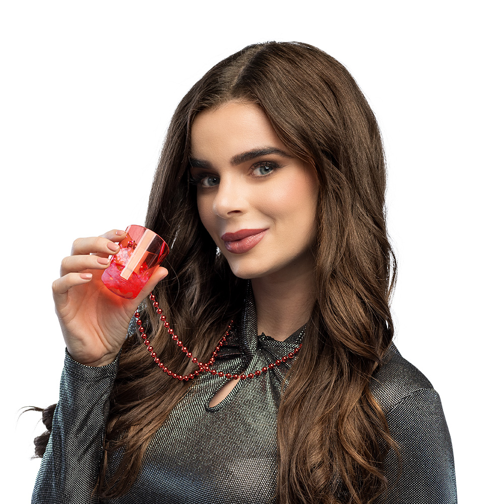 LED ketting Shotglaasje 4 kleuren ass.