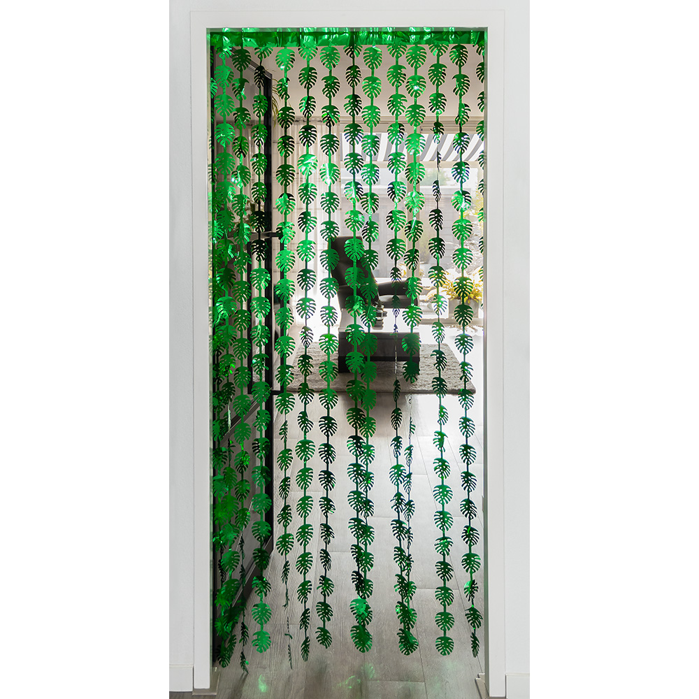 Foliegordijn Palmbladeren metallic (200 x 100 cm)