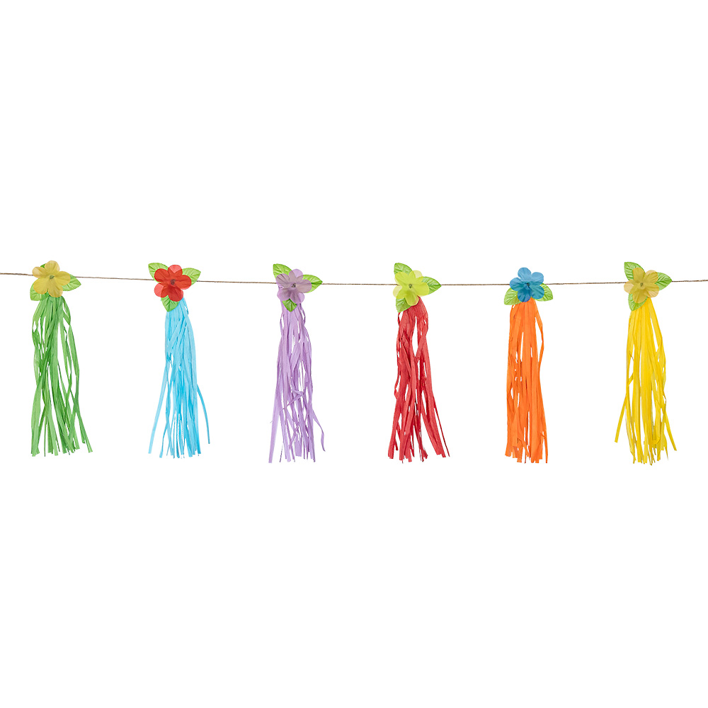Papieren tasselslinger Hawaï (3 m)