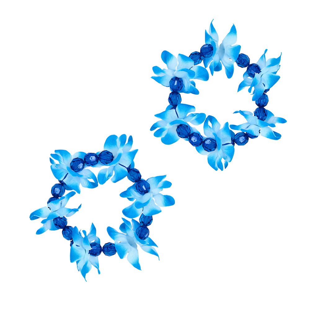 Set 2 armbandjes Hawaï 4 kleuren ass.