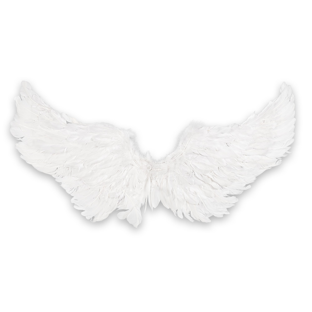 LED engelenvleugels wit (80 x 37 cm)