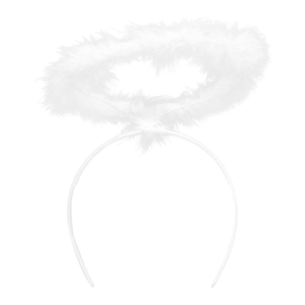 Set Engel promo wit (diadeem halo en vleugels)