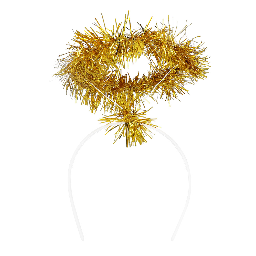 Diadeem Halo tinsel goud