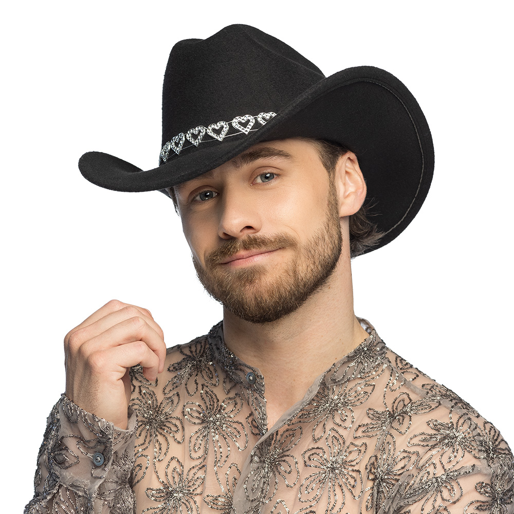 Cowboyhoed Jamie zwart