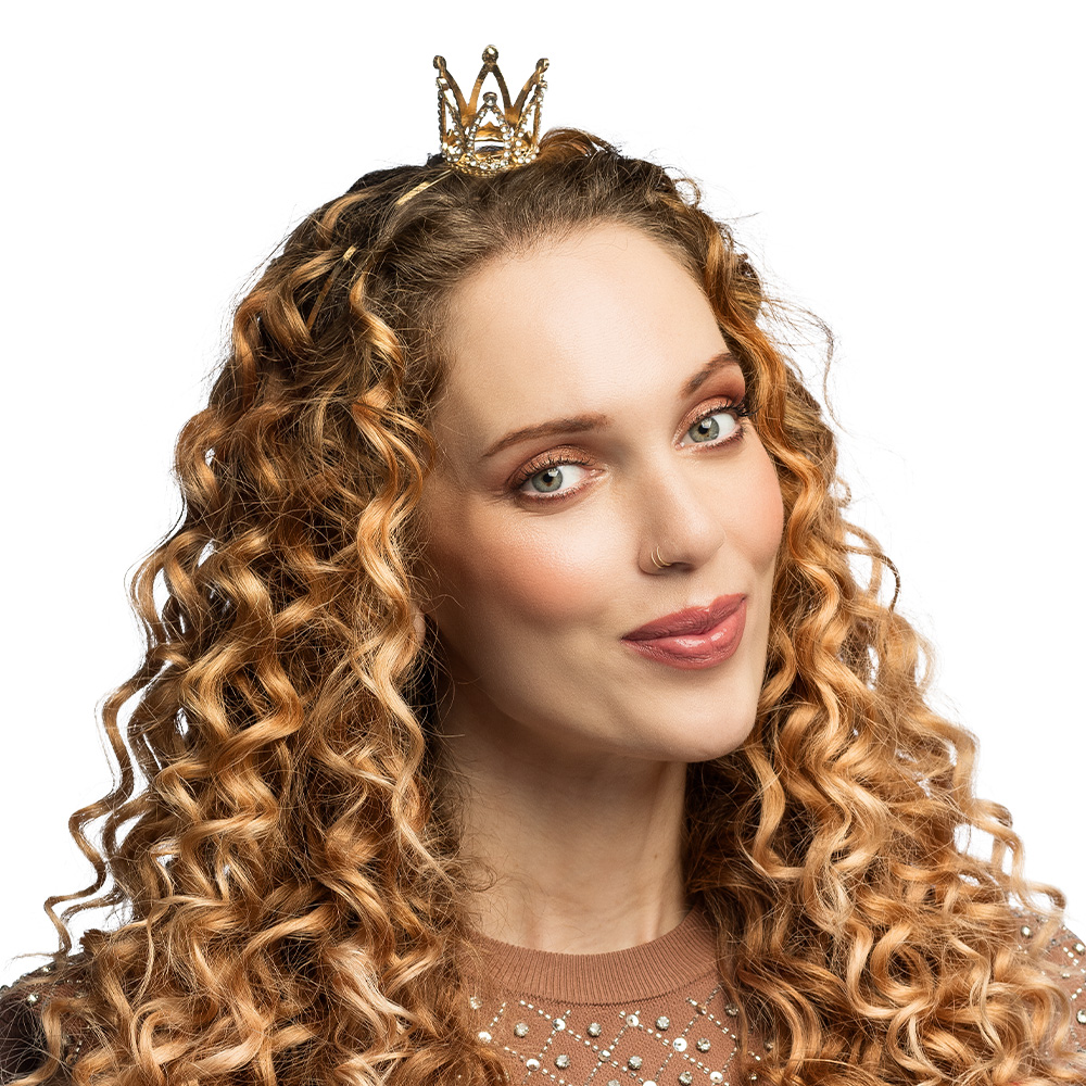 Metalen diadeem kroon Esther