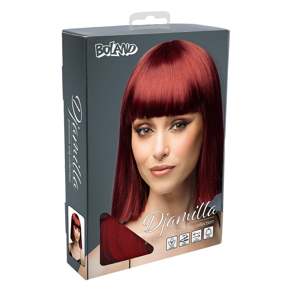 Pruik Djamilla sienna brown high quality