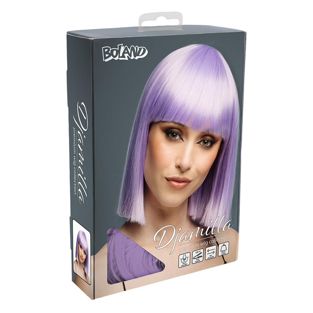 Pruik Djamilla lovely lilac high quality