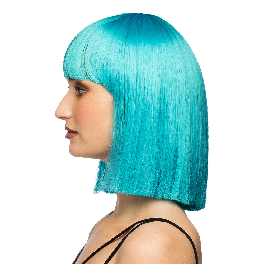 Pruik Djamilla azure blue high quality