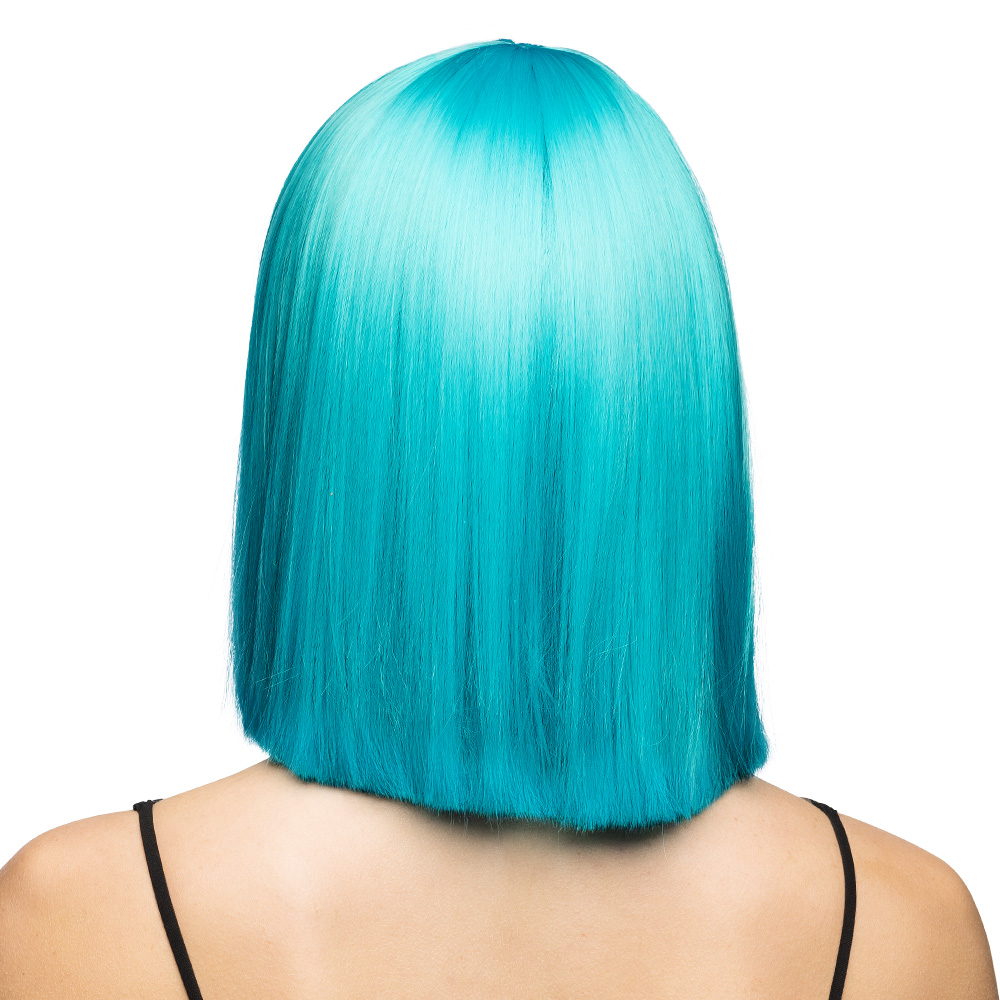 Pruik Djamilla azure blue high quality