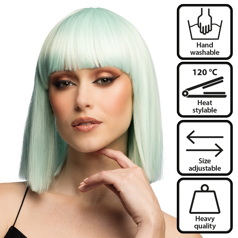 Pruik Djamilla fresh mint high quality