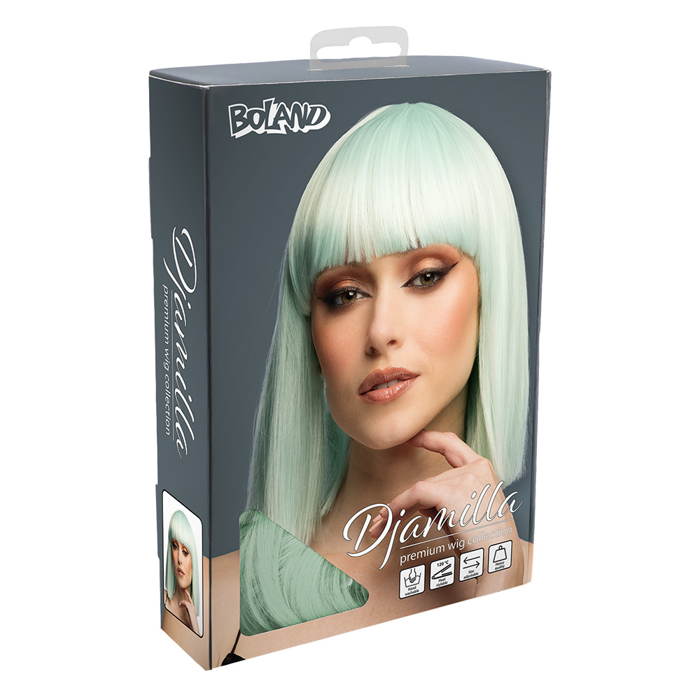 Pruik Djamilla fresh mint high quality