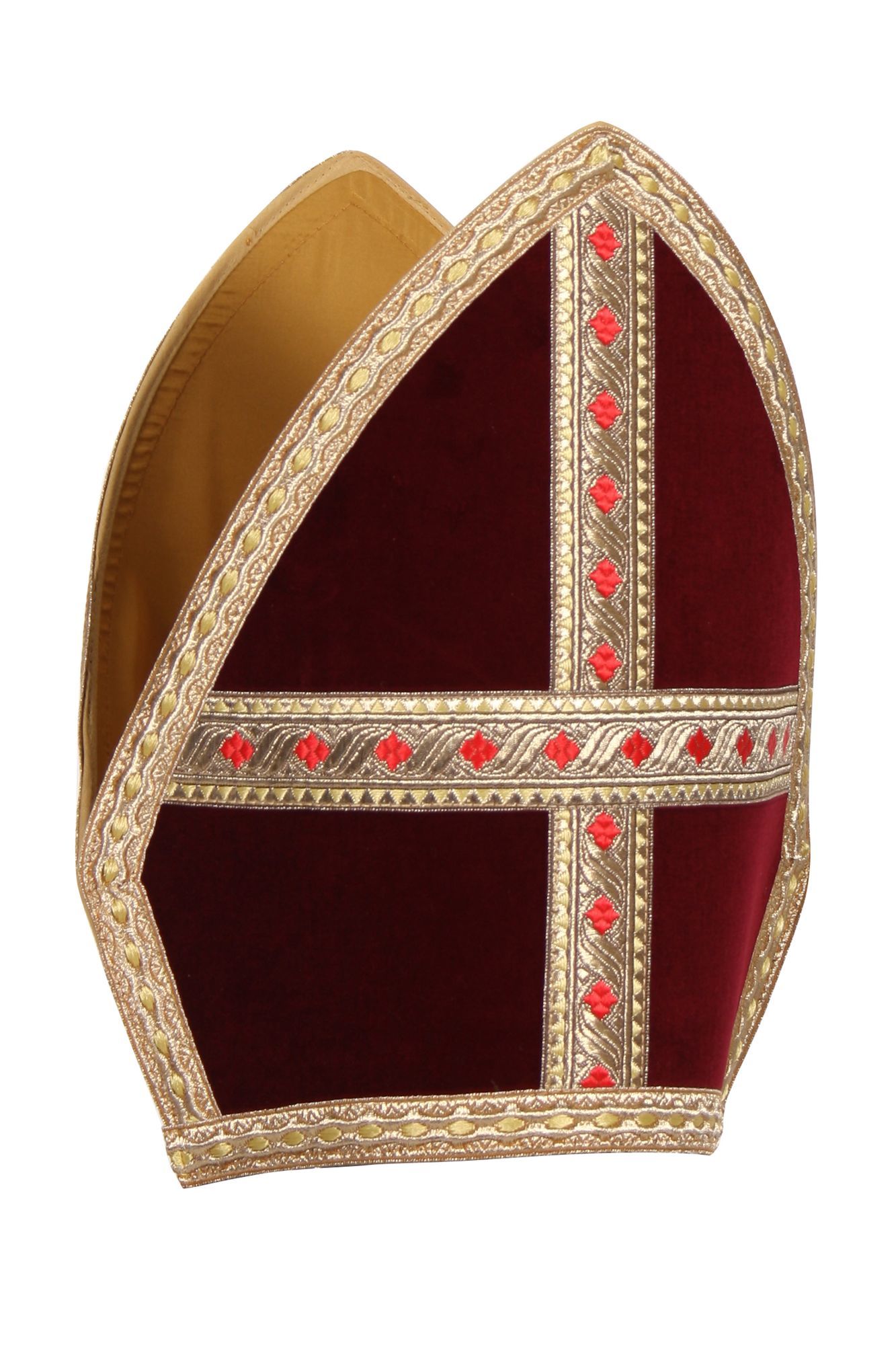 Mijter fluweel standaard