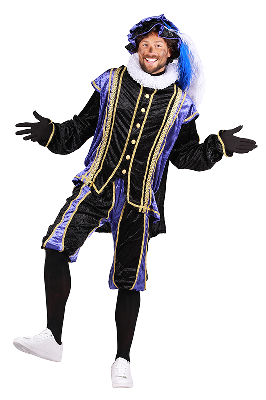 Piet velours de panne met cape 'Bilbao'