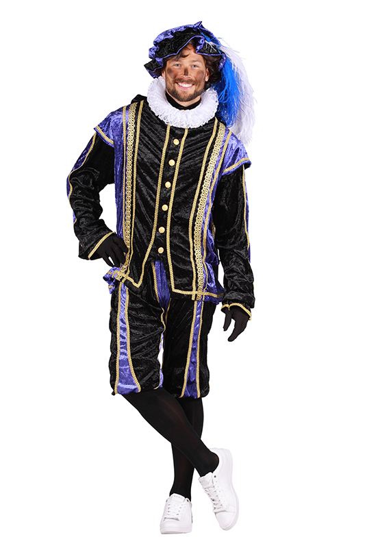 Piet velours de panne met cape 'Bilbao'