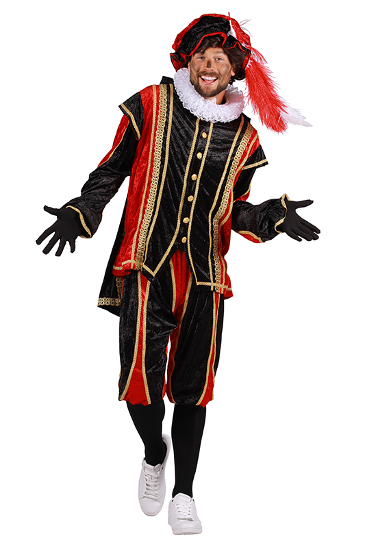 Piet velours de panne met cape 'Bilbao'