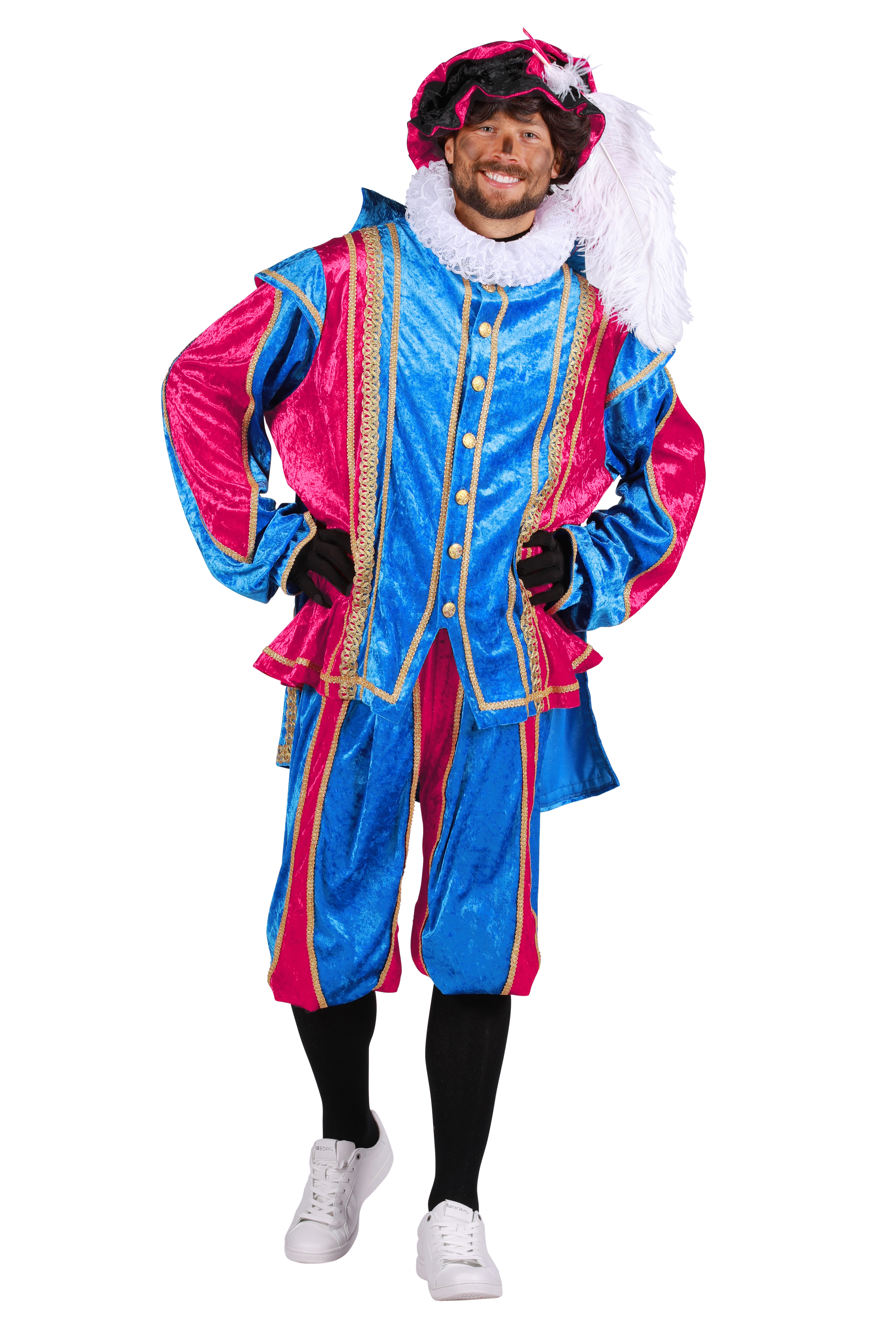 Piet velours de panne met cape 'Bilbao'