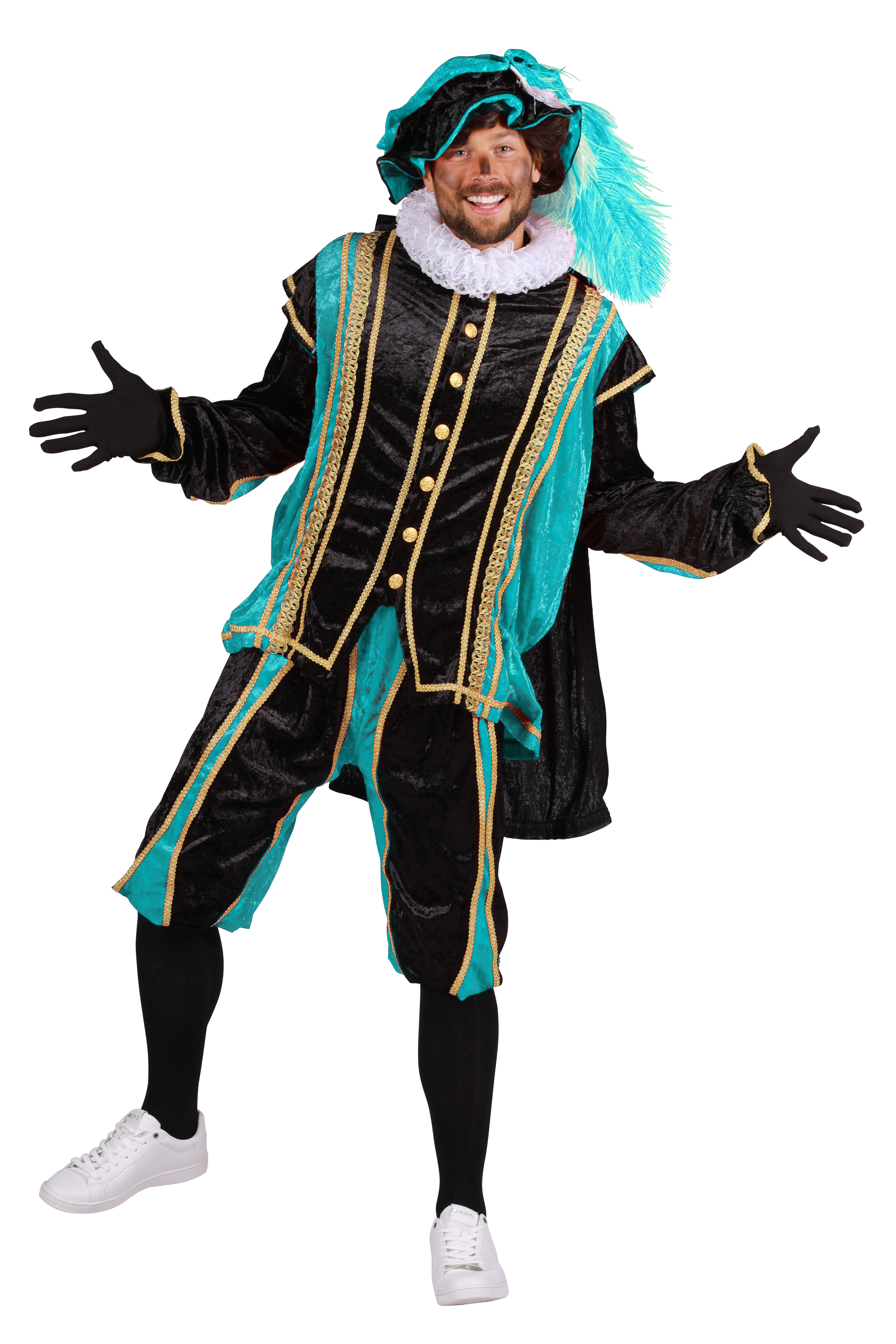 Piet velours de panne met cape 'Bilbao'