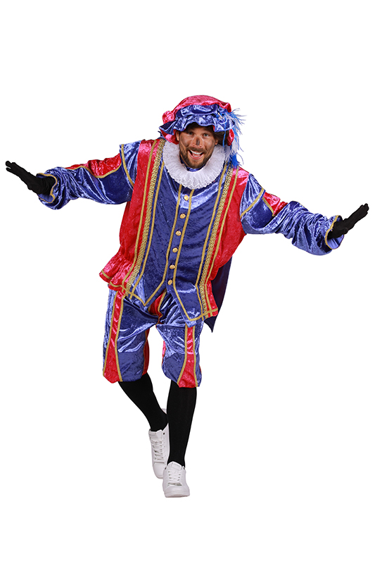 Piet velours de panne met cape 'Bilbao'