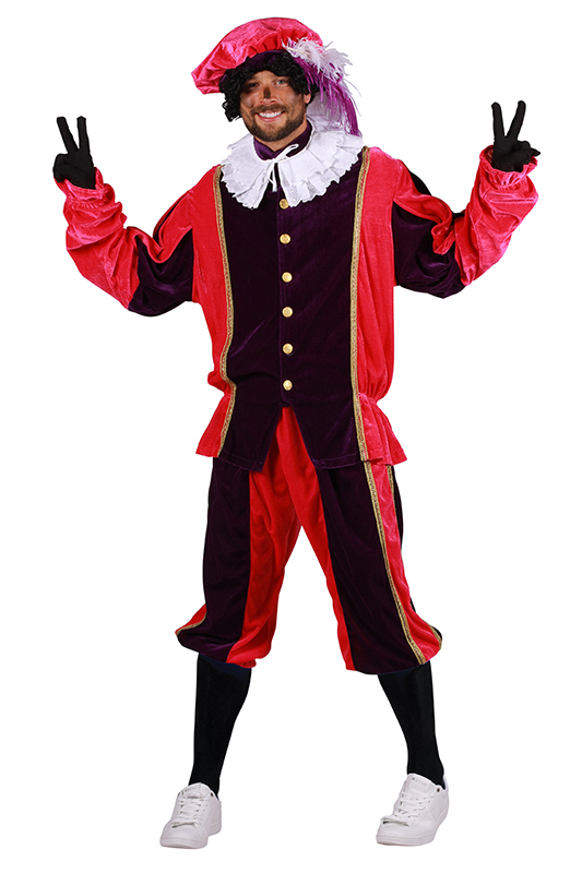 Piet polyester fluweel ''Populair''