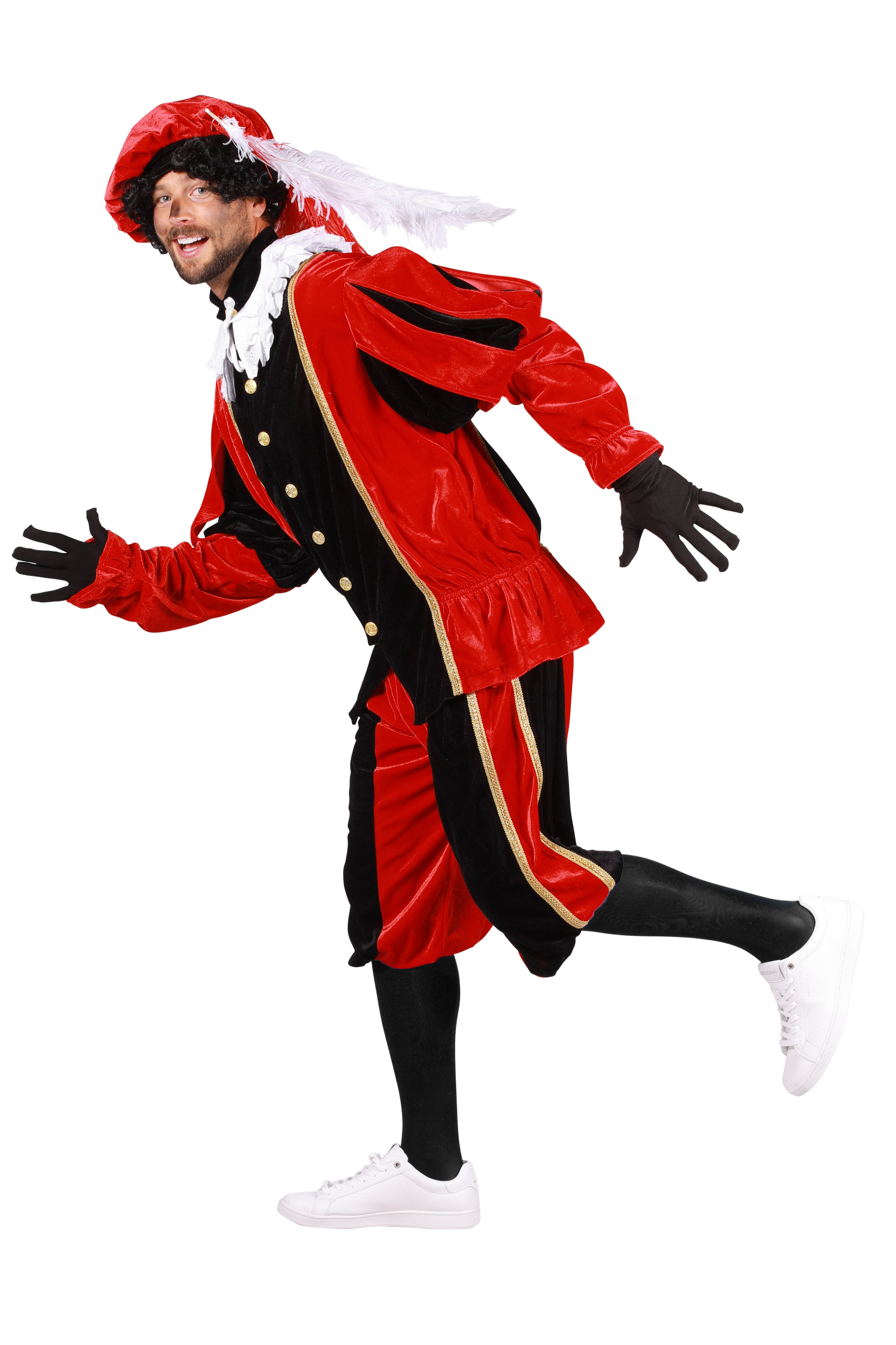 Piet polyester fluweel ''Populair''