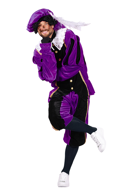 Piet polyester fluweel ''Populair''