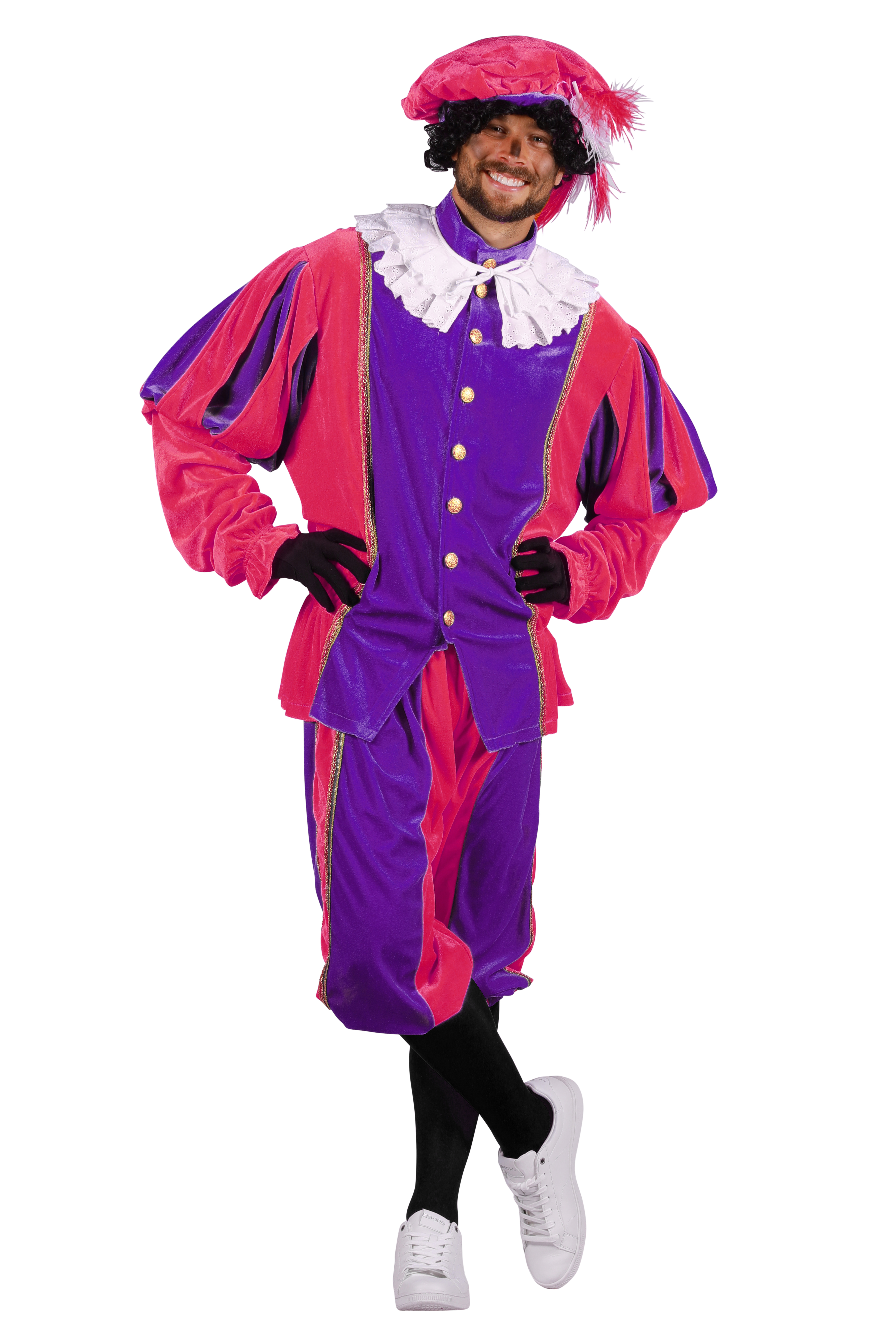 Piet polyester fluweel ''Populair''