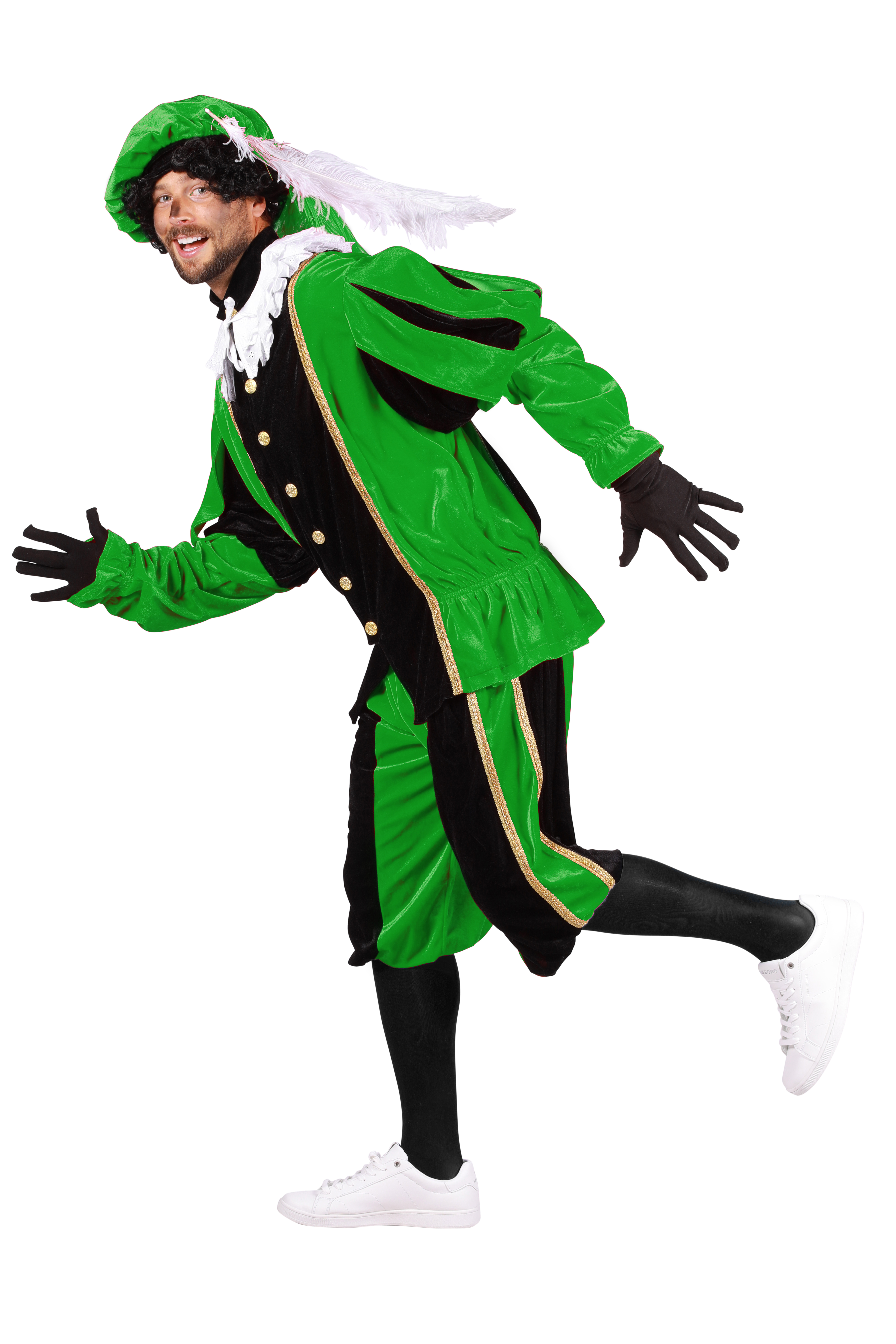 Piet polyester fluweel ''Populair''