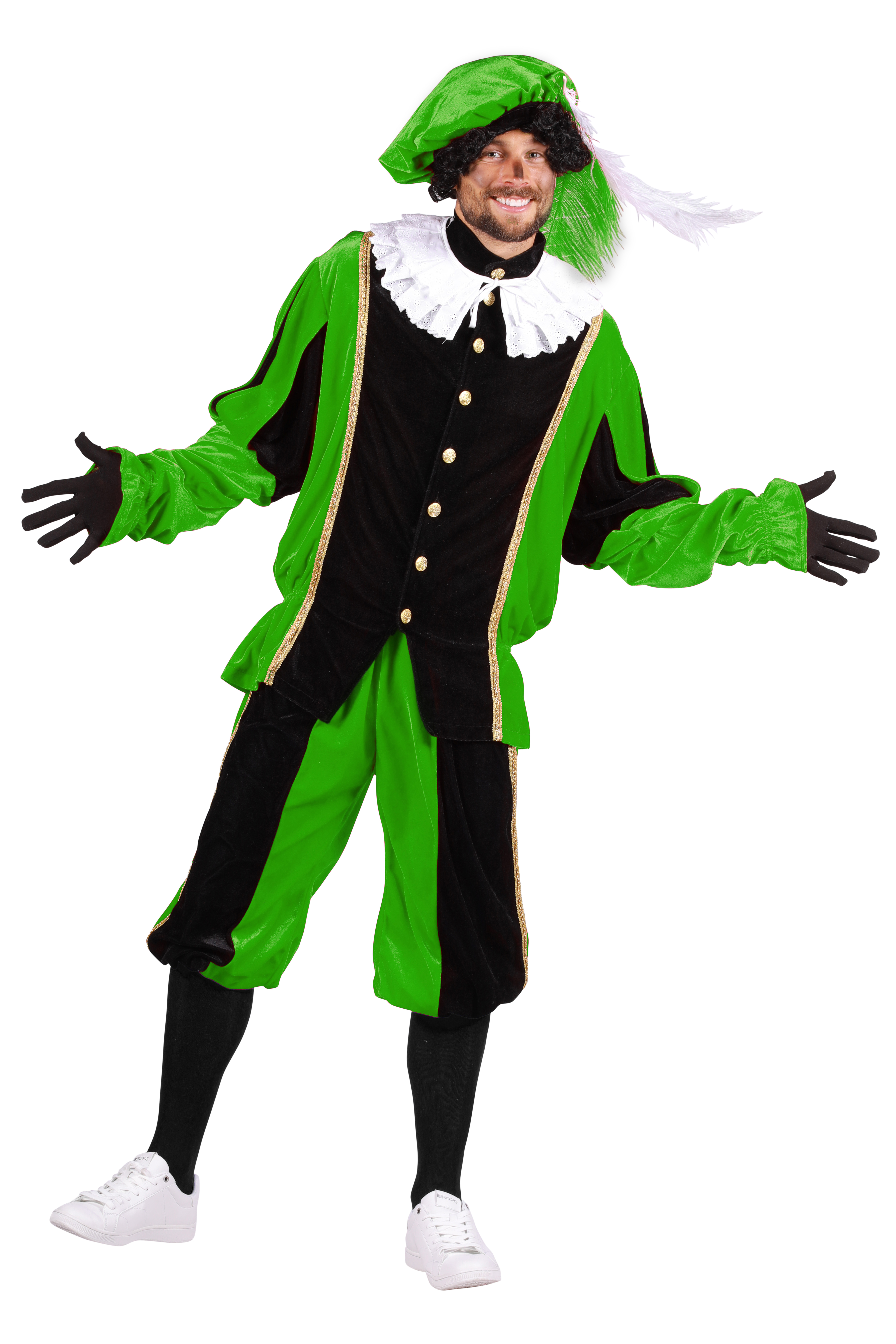 Piet polyester fluweel ''Populair''