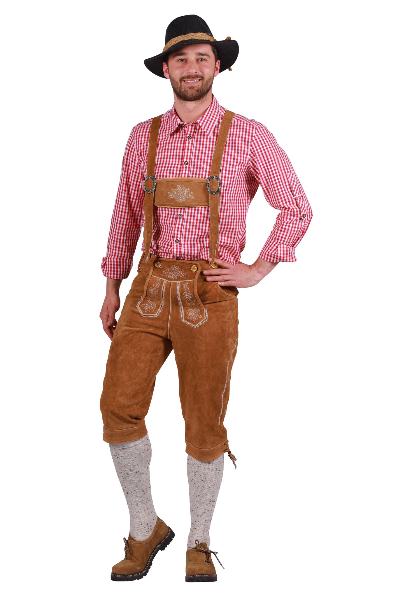 Lederhose 3/4 lang ''Ulrich''