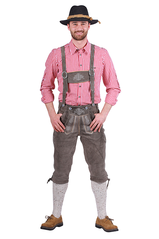 Lederhose 3/4 lang ''Ulrich''