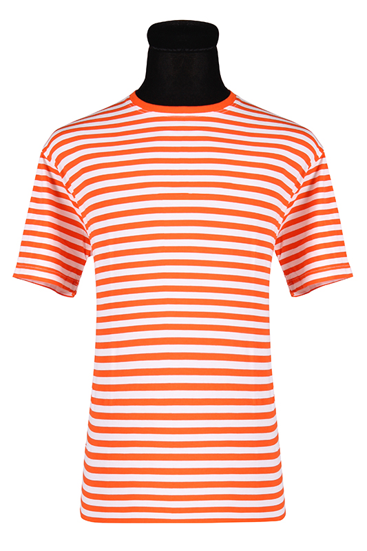 Gestreept shirt korte mouw