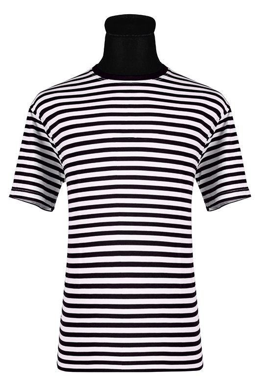 Gestreept shirt korte mouw