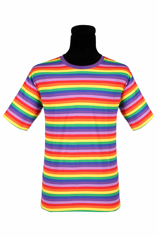 Gestreept shirt korte mouw