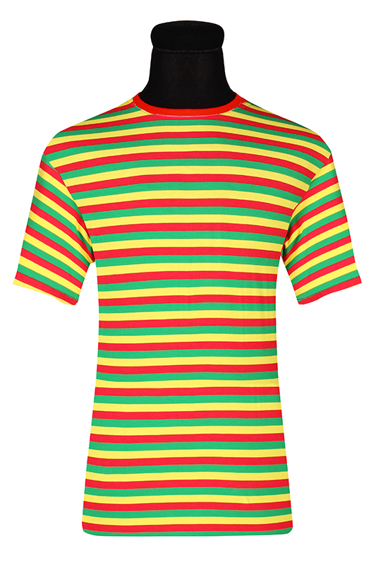 Gestreept shirt korte mouw